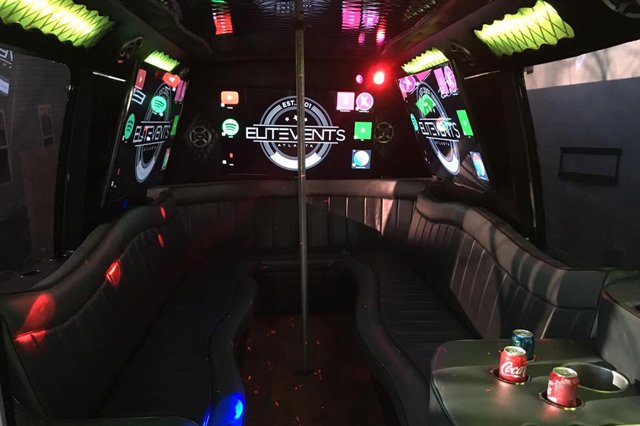 party bus interior