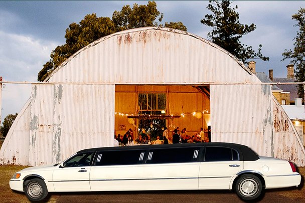 white lincoln limo